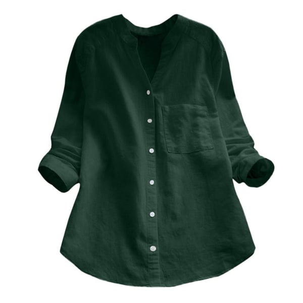 Casual, loose shirt made of cotton