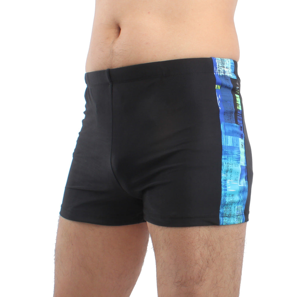 Men's swim shorts with colorful pattern Mune Fashion