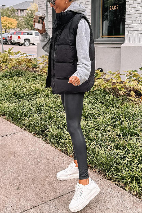 Mune | Color Fashionable Casual Style Cotton Vest Jacket