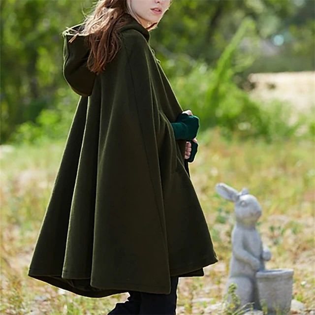 Mune | Short Vintage Coat With Hood For Women