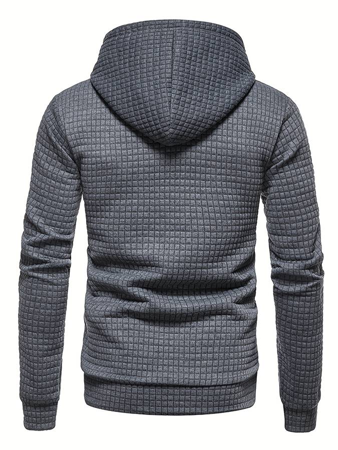 Mune | Casual Waffle Pattern Hoodie for Men