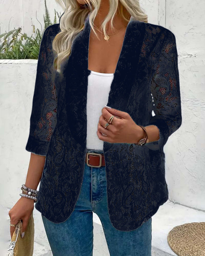 Mune Fashion | Elegant Blazer with Lace