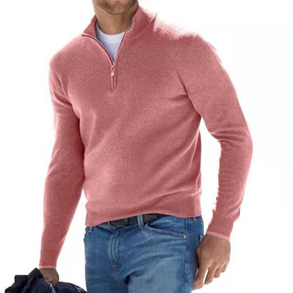 Mune | Merino V-Neck Sweater With Zipper