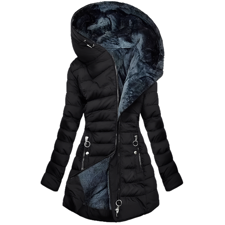 Mune | Modern Winter Jacket with Hood for Women