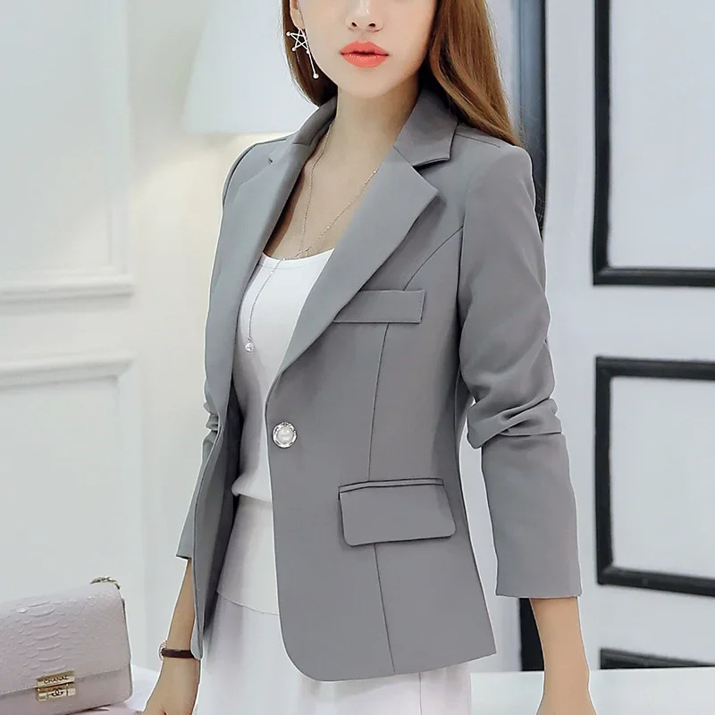 Women's Tailored Slim Fit Office Blazer