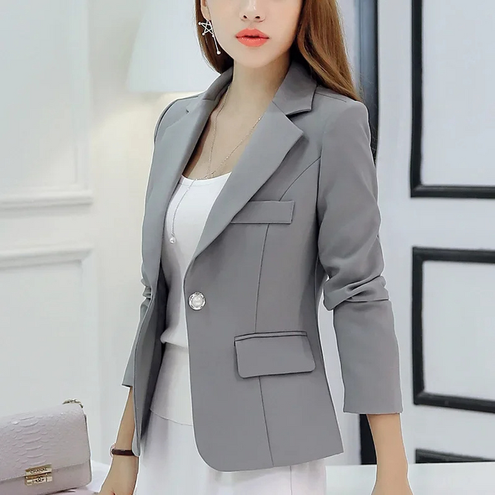 Women's Tailored Slim Fit Office Blazer