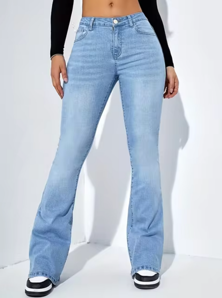 Mune | Chic High-Waist Flared Jeans for Women