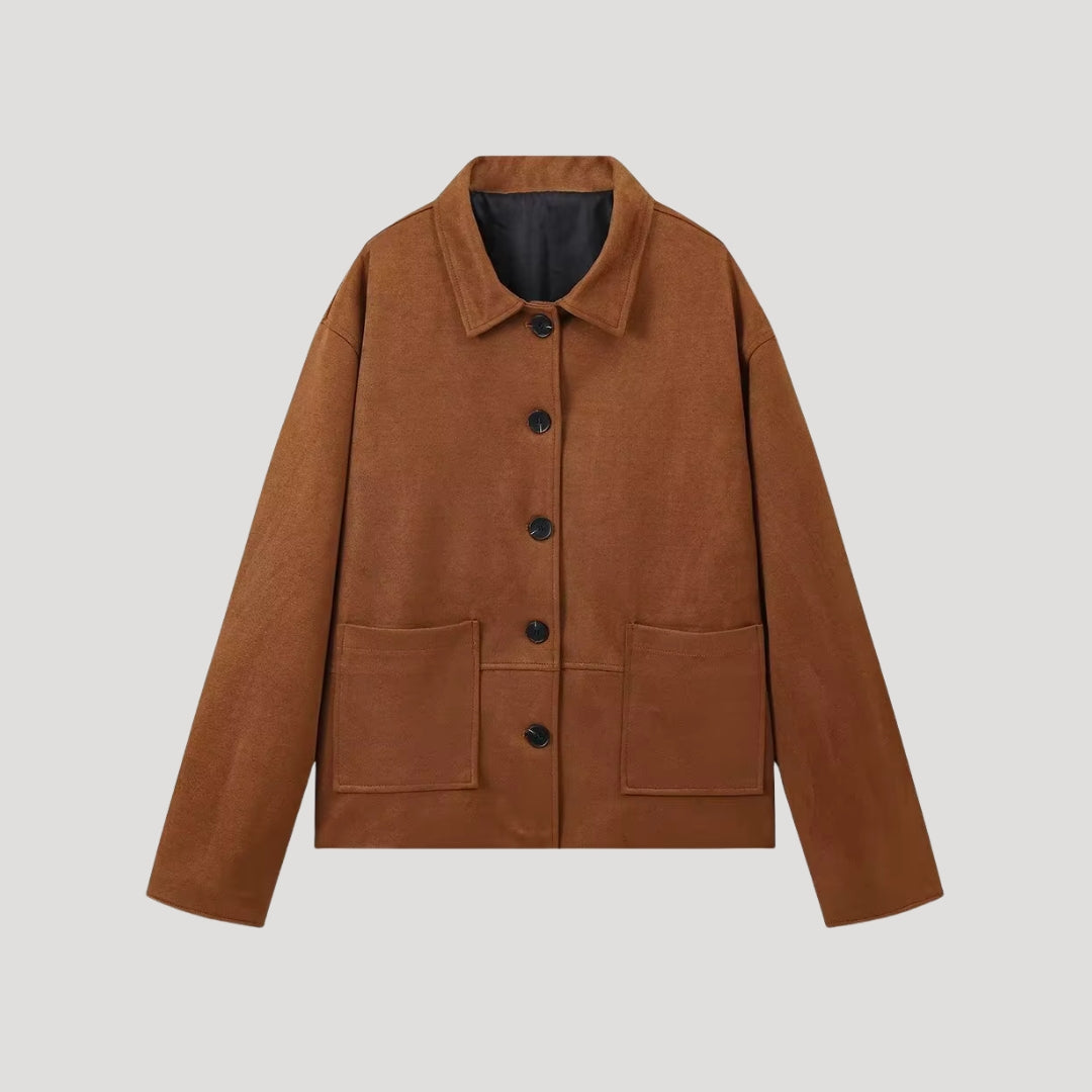 Mune | Women's Suede Plus Size Winter Jacket
