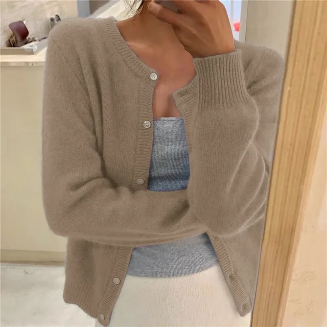 Mune | Knit Women's Jacket Solid Color for Comfort