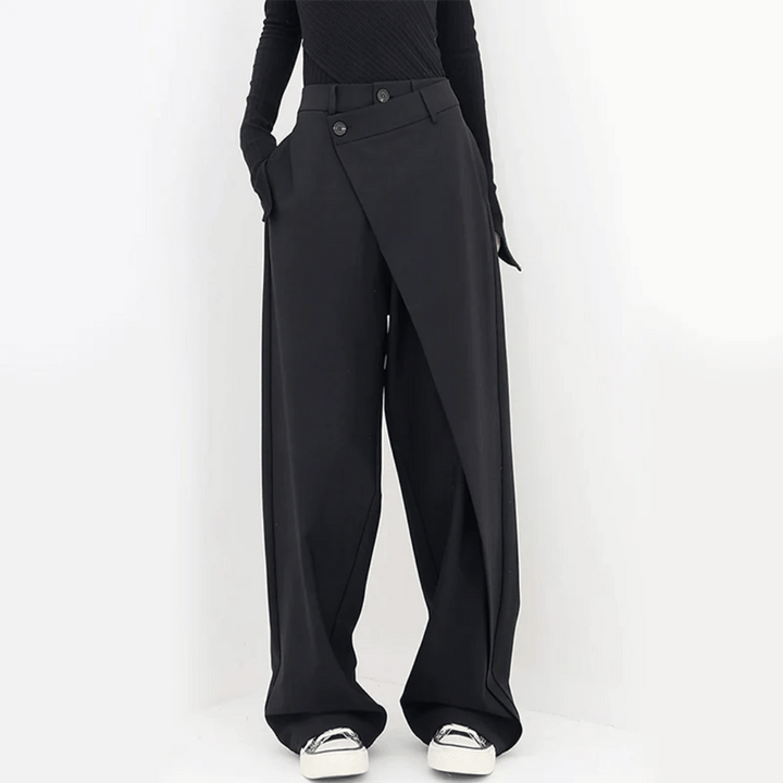 Mune | Wide-Leg Pants - Asymmetrical & Luxurious Wide-Leg by Isabella Vionnet