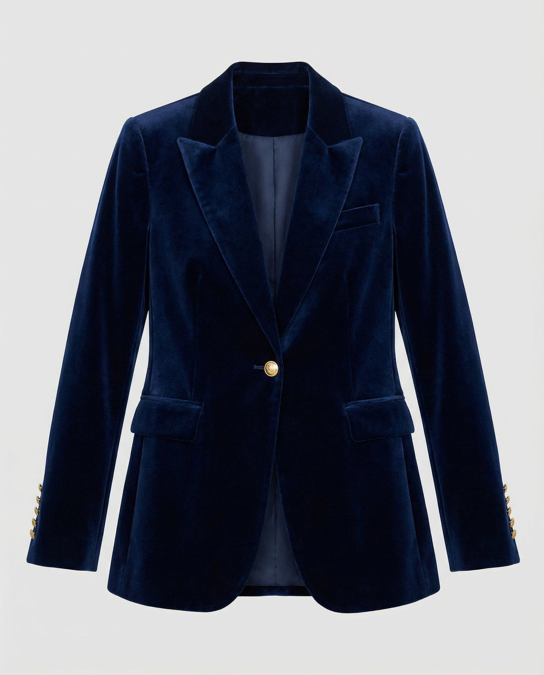 Elegant Women's Velvet Blazer