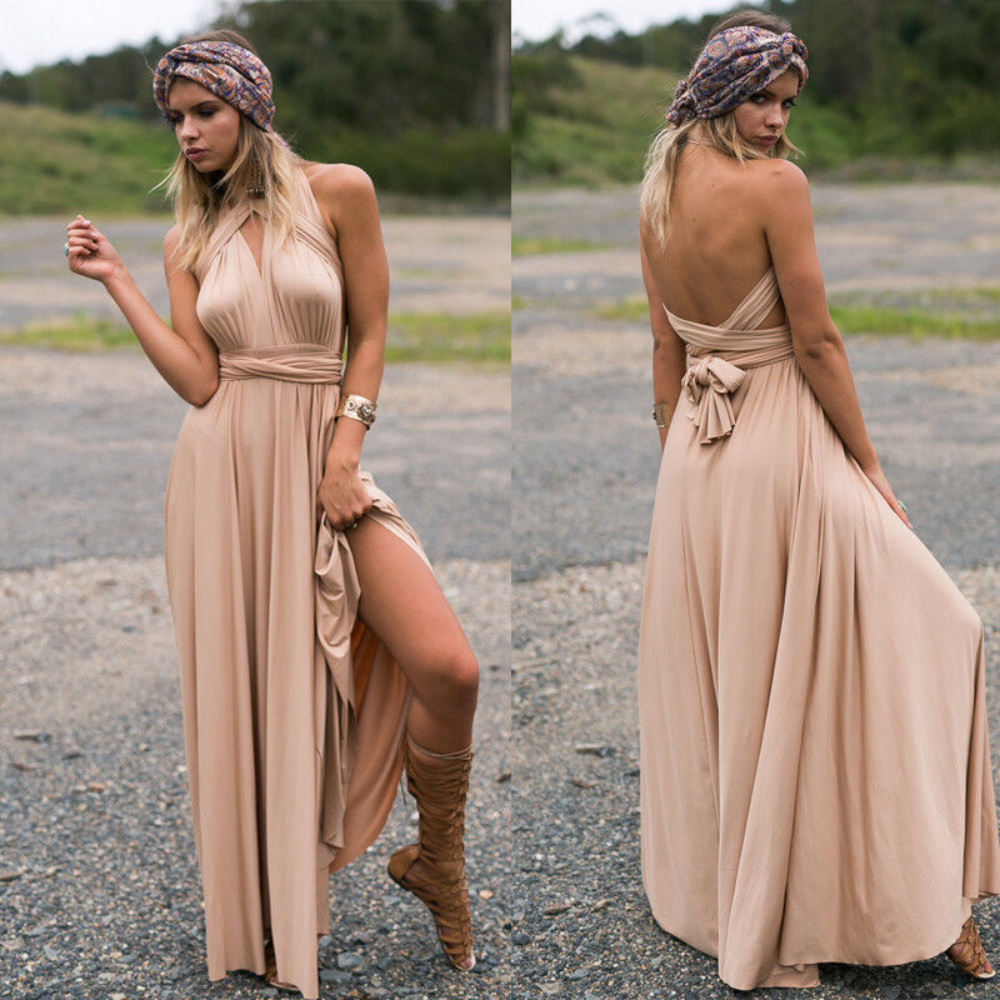 Mune Fashion | Elegant Women's Infinity Dress Stylish Wrap Summer Dress