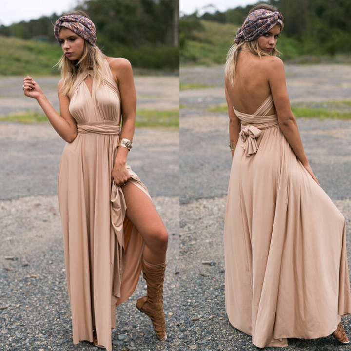 Mune Fashion | Elegant Women's Infinity Dress Stylish Wrap Summer Dress