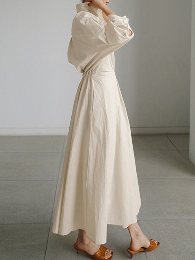 Mune | Elegant Shirt Dress with Buttons