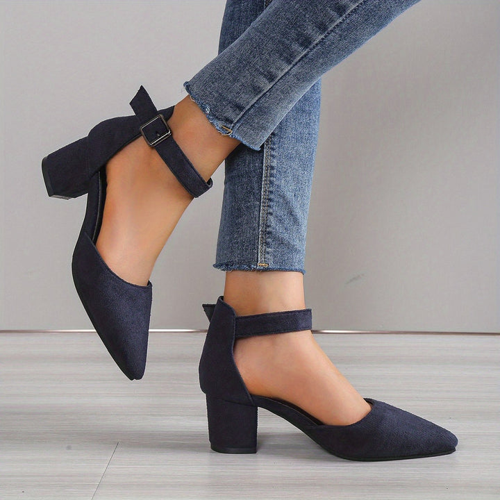 Mune Fashion | Women's sandals with block heel lacing, with ankle straps, Elegant