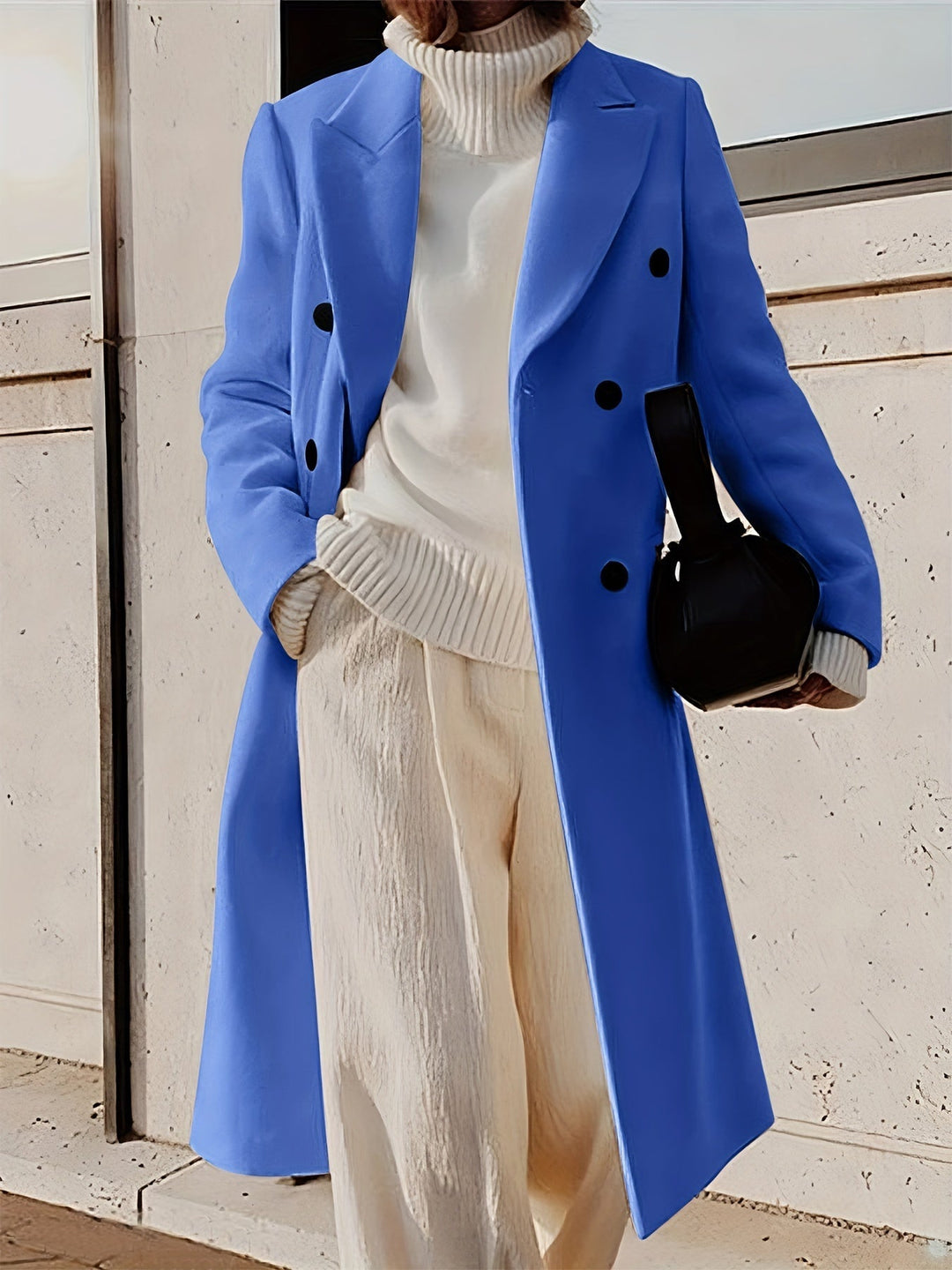 Mune | Stylish Classic Winter Double-breasted Overcoat for Women