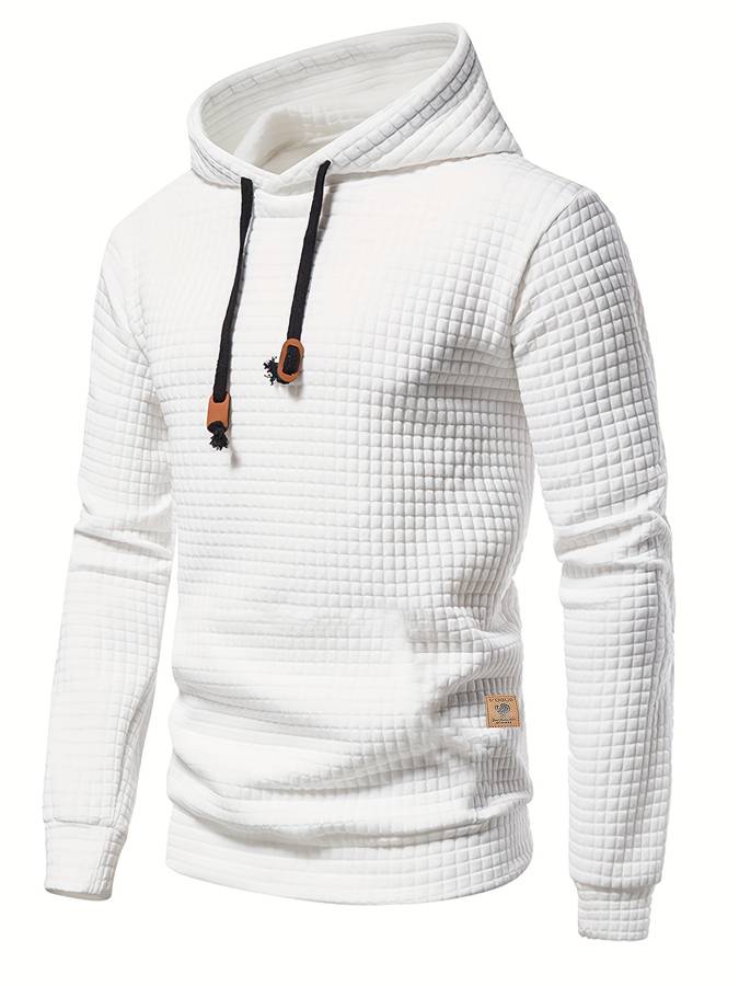 Mune | Casual Waffle Pattern Hoodie for Men