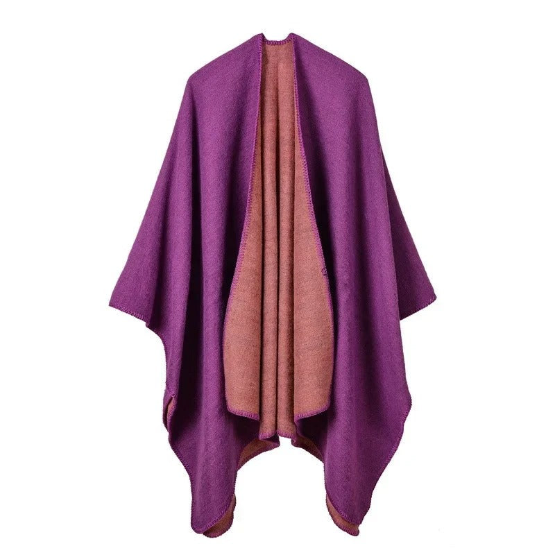 Mune | Warmer Poncho with Flowing Cut