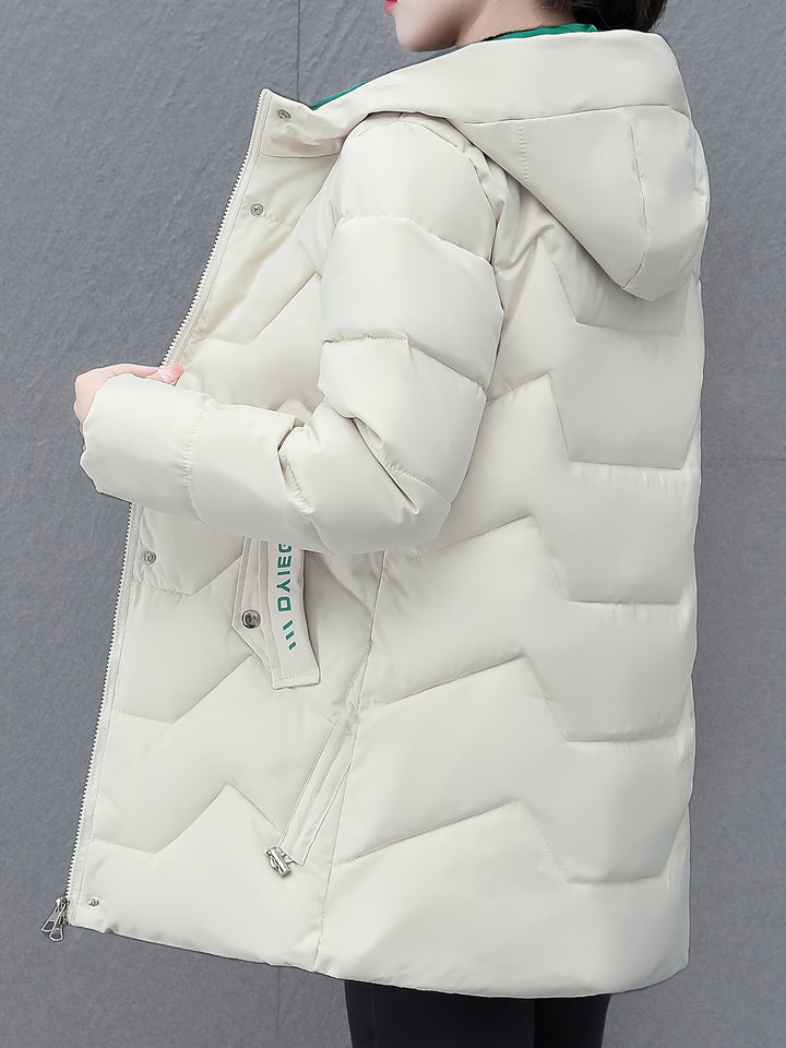 Mune | Long Casual Women's Down Jacket with Hood