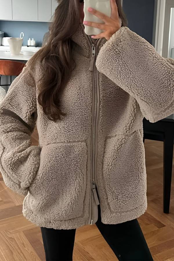 Mune | Full-Zip Teddy Jacket
