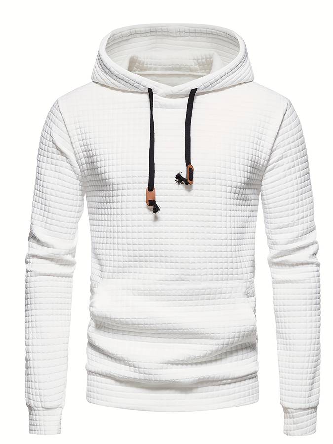 Mune | Casual Waffle Pattern Hoodie for Men
