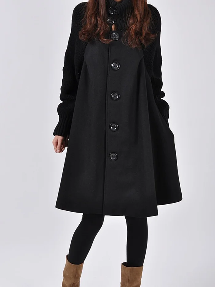 Mune | Long coat in plus sizes