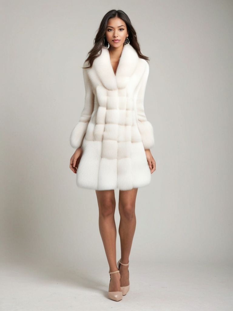Mune | Winter Long with Contrast Collar for Women Ideal for The Cold Season