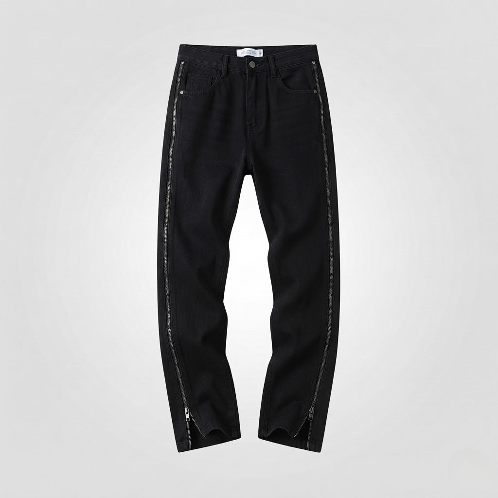 Men's Stylish Jogging Pants with Zipper Mune Fashion
