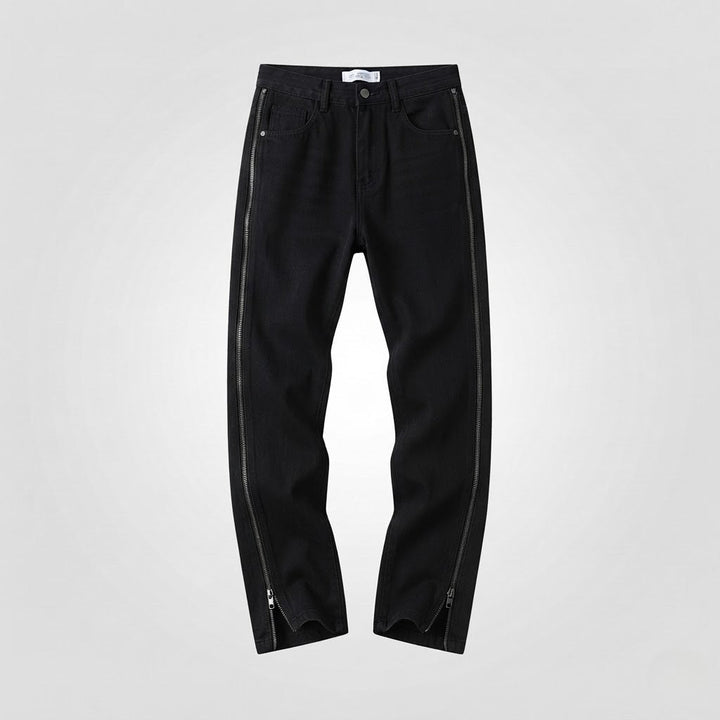 Men's Stylish Jogging Pants with Zipper Mune Fashion