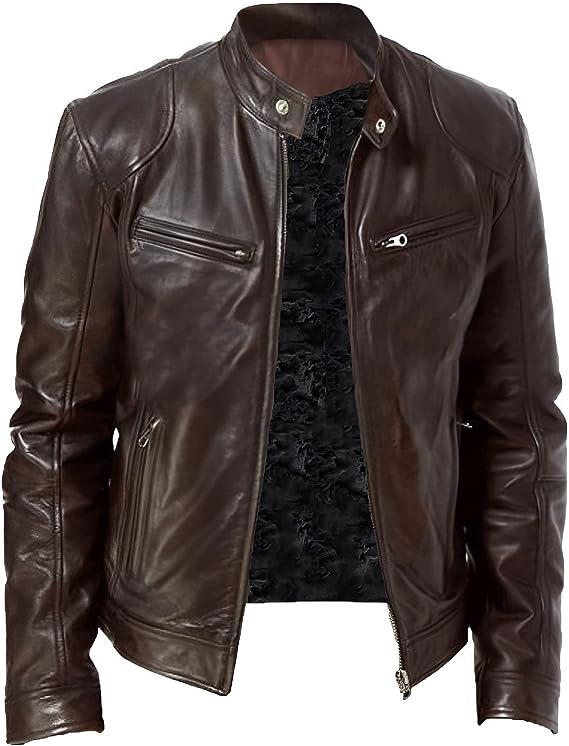 Mune | Leather Jacket Men Davide