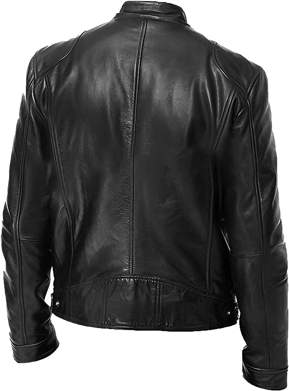 Mune | Leather Jacket Men Davide