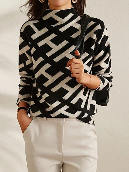 Mune | Comfortable Beautiful Geometric Sweater