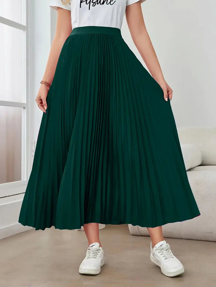 Mune Fashion | Casual Pleated Maxi Skirt
