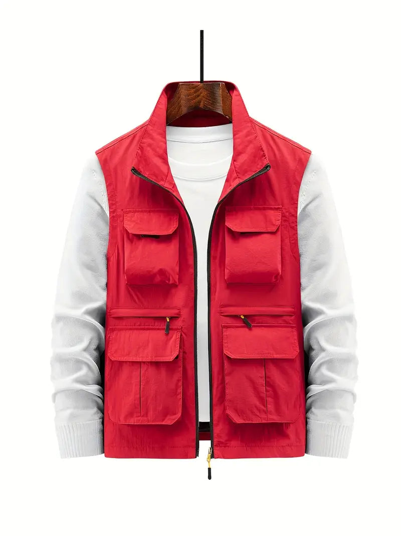 Mune | Men's Vest Multi With Pockets With Zipper