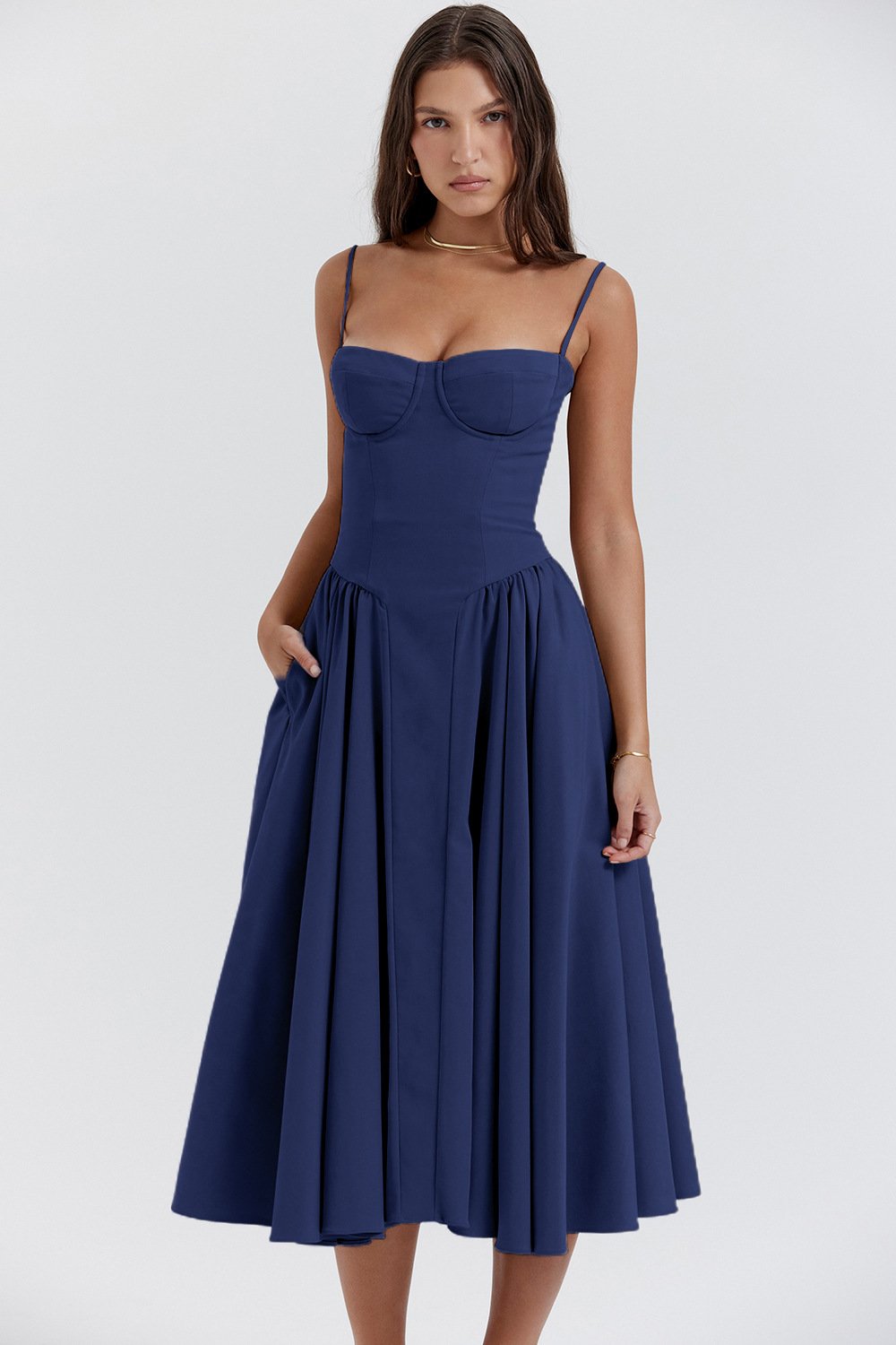 Corset Midi Dress