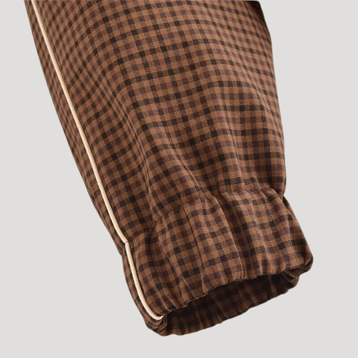 Mune | Women's lightweight checked Zip-Up casual spring jacket