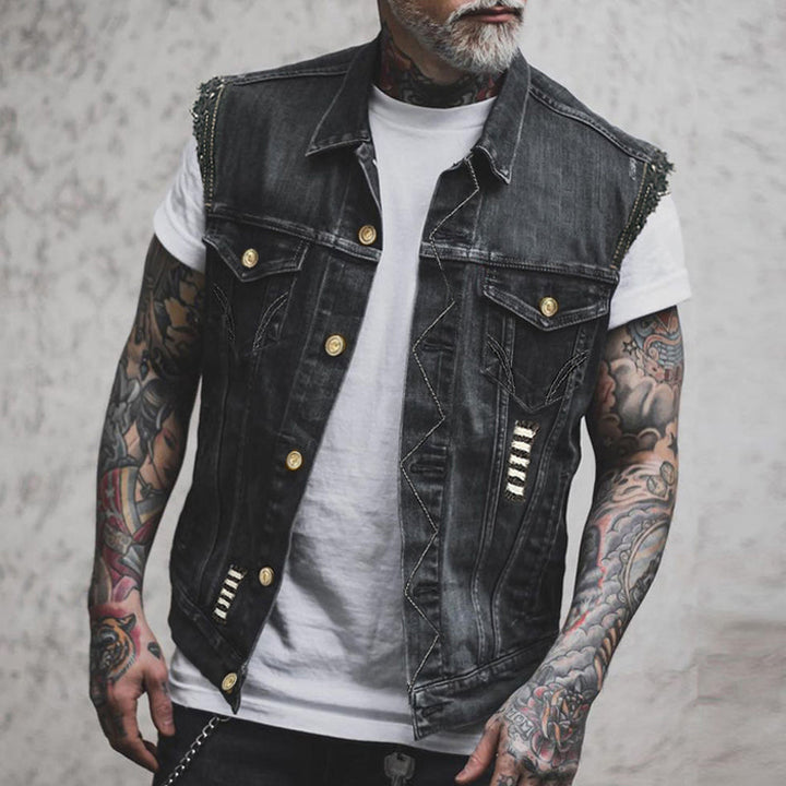 Mune Fashion Stylish Denim Vest for Men