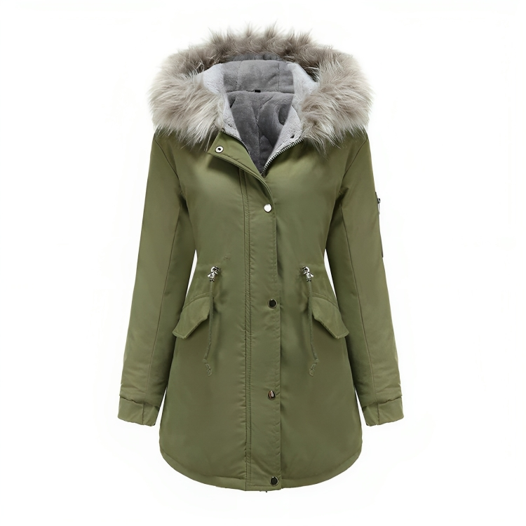 Mune | Winter Parka with Vegan Fur for Women Eco-Friendly Materials