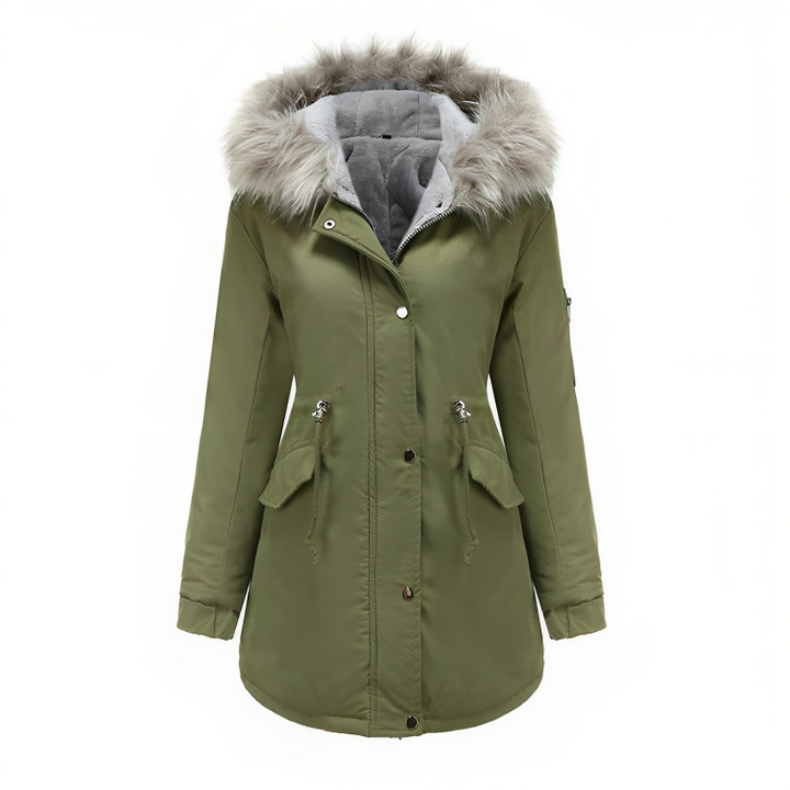 Mune | Winter Parka with Vegan Fur for Women Eco-Friendly Materials