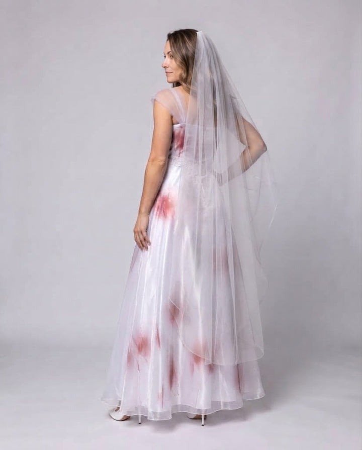 Women Scary Wedding Dress with Lace Details Mune Fashion