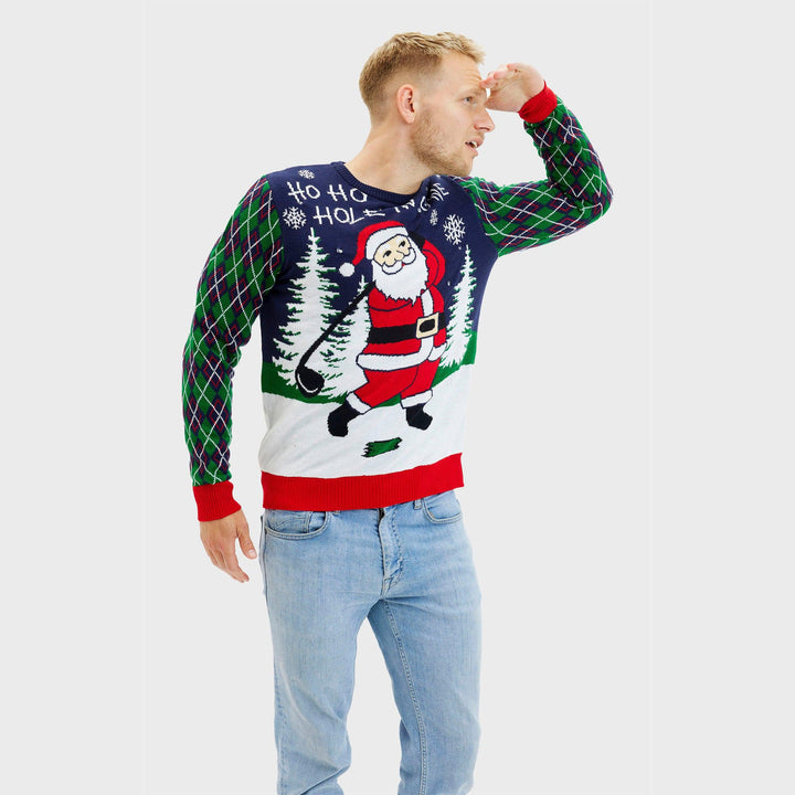 Mune | Ho Ho Hole In One Christmas Sweater Men