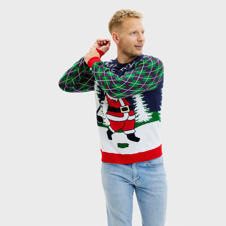 Mune | Ho Ho Hole In One Christmas Sweater Men