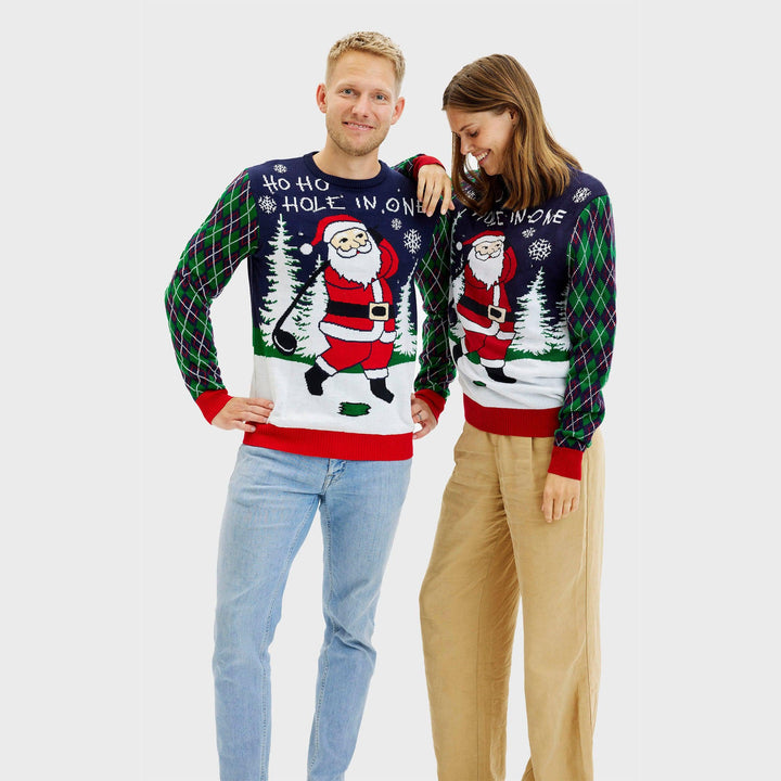 Mune | Ho Ho Hole In One Christmas Sweater Men