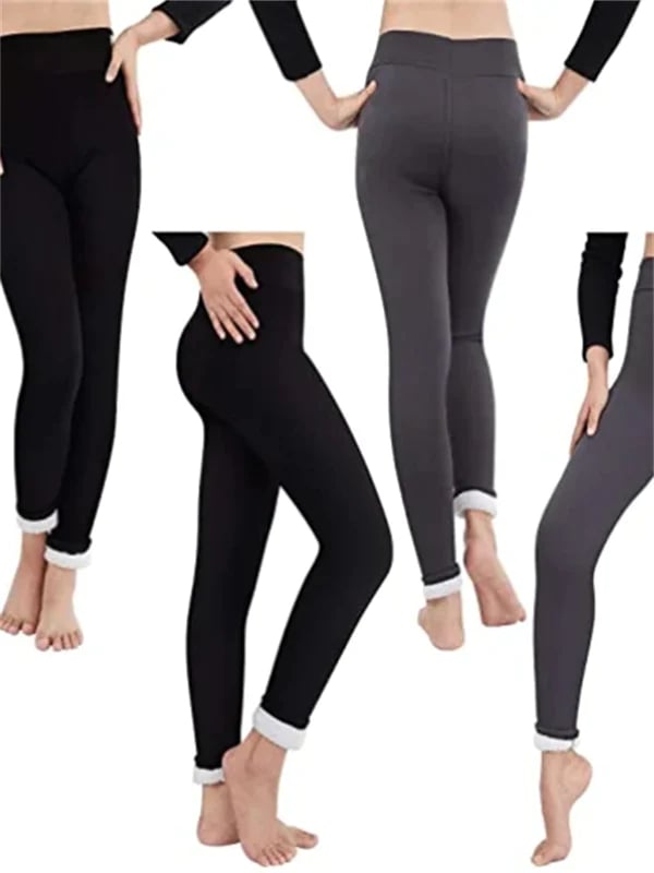 Mune | Women's Winter Pants Fleece - Warm Leggings with Shaping Effect