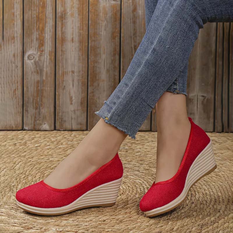 Casual wedge shoes