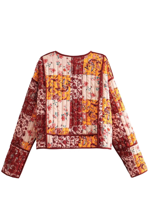 Mune | Casual Short Cardigan Quilted Cotton Jacket