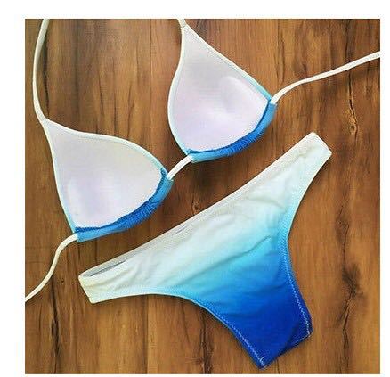 Ladies triangle bikini with elastic straps Mune Fashion