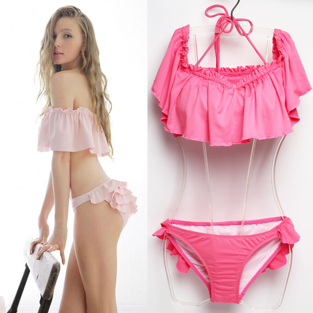 Women’s swim shorts with ruffle design Mune Fashion