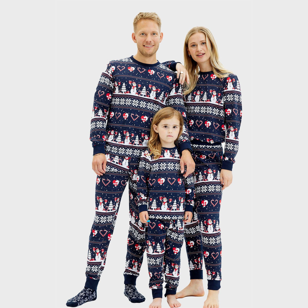 Mune | Christmas Heart Christmas Pajamas Navy Men's