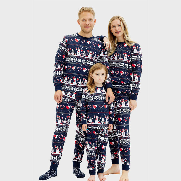 Mune | Christmas Heart Christmas Pajamas Navy Men's